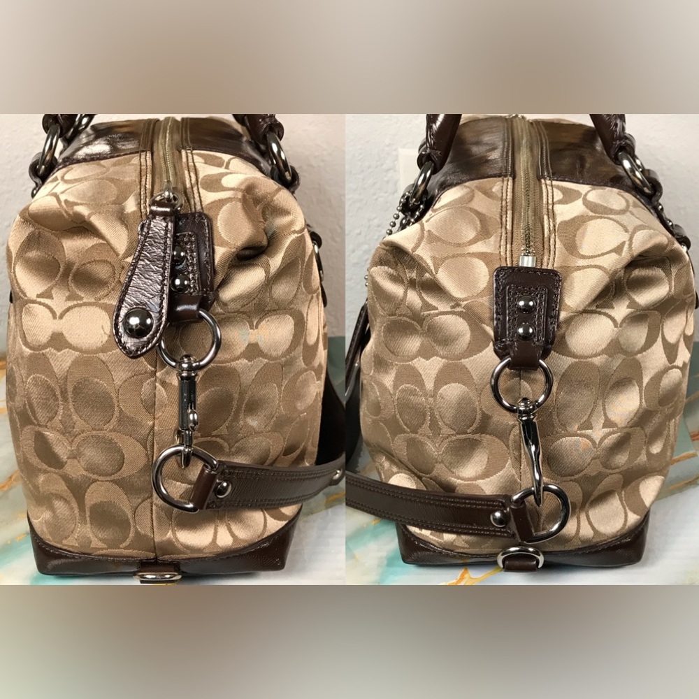 COACH 2010 Ashley Signature Sateen Satchel Bag 😍🔥 - Picture 16 of 17